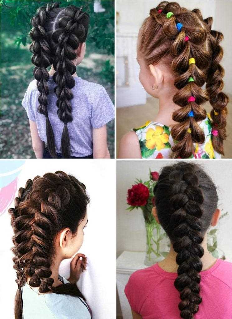 10 причесок для девочек с длинными волосами: идеи и укладки, которые сделают вашу маленькую леди уникальной и стильной 1 Свободные косички с разнообразными аксессуарами