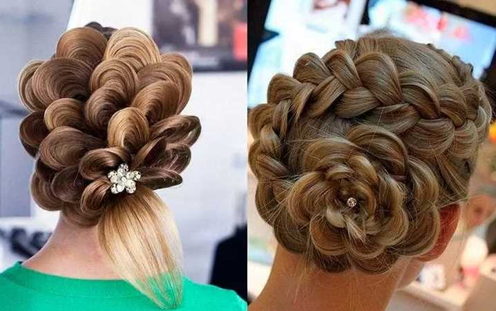 Простые идеи для кос с украшениями