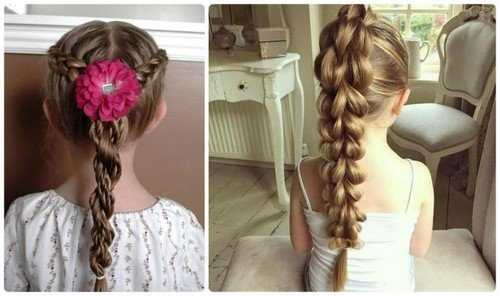 Простые прически для девочек на лето