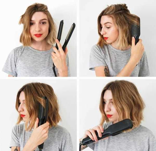 Три главных правила укладки волос с помощью утюжка для выпрямления.